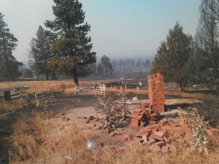 Many residents living outside Sprague River, Oregon lost their homes to a wildfire.