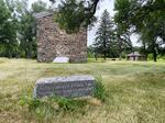 A century-old marker sits in front of the historic Stone Warehouse, which played a critical role in the U.S.-Dakota wars. The Lower Sioux Indian Community is putting up new markers to tell that story and many others on land the tribe now manages.