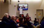 Students protest at a Portland Public Schools board meeting on Jan. 29, 2019.