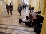 Rioters damaged the U.S. Capitol building after they breeched security and entered the building during a session of Congress. Lawmakers and other workers in the building had to hide for hours before heavily armed police cleared the building.