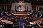 President Donald Trump delivers the State of the Union address to a joint session of Congress in the House chamber at the U.S. Capitol in Washington, Tuesday, Feb. 24, 2026. (AP Photo/Mark Schiefelbein)