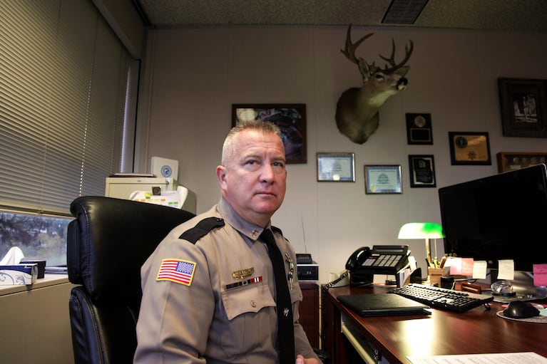 "The weight on your shoulders early on in a situation like this is pretty overwhelming. You go to bed at night and you find yourself thinking about what you need to do tomorrow or what you forgot to do that day or just thinking about the families and the grief and sorrow that they must be going through and relive each and every day.” — John Hanlin, Douglas County Sheriff