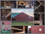 The original barn built in 1847 and still stands at the Mid Valley Farm property.