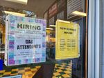 A gas station in Molalla advertises for attendants. New laws in Oregon are set to expand protections for workers in Oregon's private and public sector.
