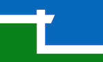 The new flag of Oregon City, inspired by the municipal elevator and Willamette Falls, is set for adoption in August 2026.