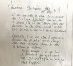 In a hand written note to U.S. District Court Judge Anna Brown, the jurors indicated they may not be able to agree on charges for all seven of the defendants.