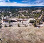 An aerial view of the expansion site.