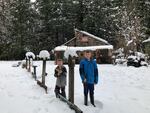 Lukas and Benjamin Ruocco are learning to live without electricity at the Tired Dog Ranch in Westfir.