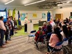 Oregon Gov. Tina Kotek at a ceremony where she signed $30 milllion summer school funding bill. It was about $20 million less than she had advocated state lawmakers pass.