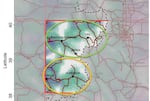 The area circled in green is the top location Colorado Parks and Wildlife is eying as a wolf release site this winter. The area in yellow is an alternative site for future years.