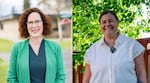 Val Hoyle, left, and Melissa Bird, right, are both running for the Democratic Primary nomination in the 4th Congressional District.