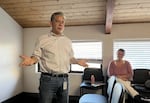 OHRA Executive Director Dan Cano answers audience questions at a public meeting on Aug. 6, 2026.