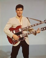 Elvis Presley pictured circa 1966.