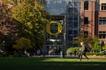 The federal government alleges the University of Oregon and other universities have limited access to a doctoral degree mentoring program based on race. 