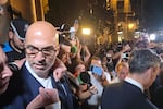 Maltese businessman Yorgen Fenech exits the courthouse after being acquitted of ordering the 2017 car bomb killing of investigative journalist Daphne Caruana Galizia in Valletta, Malta, Wednesday.