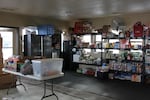 The supply room in the occupied refuge on Jan. 14.