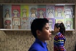 A hallway at Buchanan Elementary in Grand Rapids, Mich., before the pandemic. Grand Rapids Public Schools has a data-driven playbook for improving attendance.