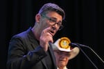 Labour party's Andy Burnham speaks after winning the Makerfield by-election, paving the way for a leadership challenge against Prime Minister Sir Keir Starmer. in Wigan, England, Friday, June 19, 2026.