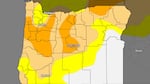 More than half of Oregon was in moderate to severe drought in July, according to data measured by the U.S. Drought Monitor.