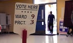 A polling place in New Orleans is seen on Nov. 8, 2022. Louisiana has a unique nonpartisan primary system.