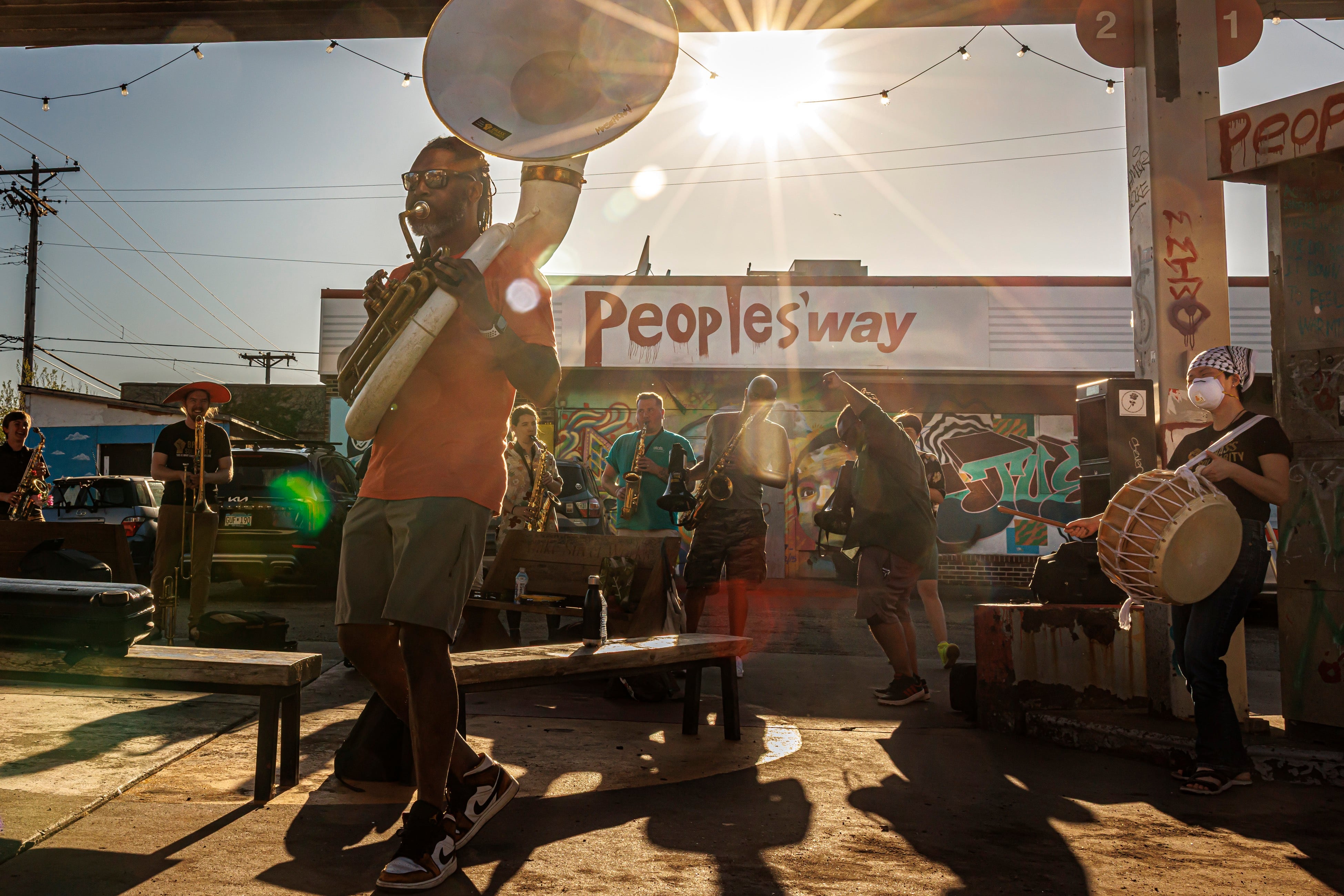 Every Monday night, a group of musicians meets at George Floyd Square to play music they say helps bring healing to the community.