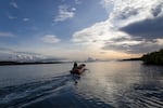 The boat people take to get to health care clinics.