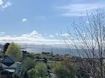 The Astoria-Megler Bridge as seen from the front of the Goonies House. The bridge spans the mouth of the Columbia River, from Astoria to Point Ellice, Washington. File photo May 6, 2023.