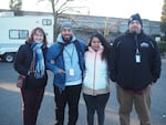 Charlene Welch, Daniel Rivera, Gemma Somol and Brian Starbuck are one team that traveled around Vancouver, WA gathering data for the Point-in-Time Count