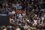 Presidential candidate Bernie Sanders drew thousands to Portland's Moda Center for a campaign rally on March 25, 2016.