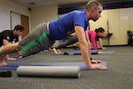 Bend Police spends about $18,000 a year to bring in a yoga teacher four days a week. The department has seen a reduction in the severity of workforce injuries among officers since implementing the program. 