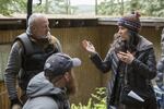 Debra Granik on the set of "Leave No Trace."