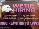 A call for employment sign is displayed at a Taco Bell in Austin, Texas, on March 10, 2023.