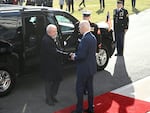 US President Joe Biden welcomes Brazilian President Luiz Inacio Lula da Silva to the White House in Washington DC