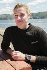 Portland diver Callie Renfro, in Puget Sound's Hood Canal.