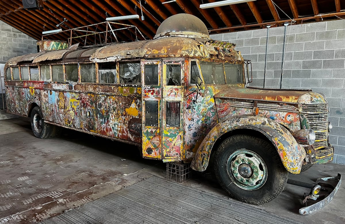 Ken Kesey's iconic psychedelic bus leaves Oregon for first time in