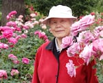 Ki Soon “Harmony” Hyun during a visit to the International Rose Test Garden in Portland, Ore., in an undated photo provided by family. Hyun, 83, who had dementia, died after wandering from the Mt. Hood Senior Living care facility in Sandy, Ore., in December 2023, after the staff failed to lock and secure the doors.