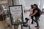 People walk through a mall in Manhattan on July 5, 2024, in New York City. The economy grew an annual rate of 2.8% in the July to September quarter, a robust pace of expansion