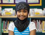 A portrait of Munira from the Class Of 2025 taken in 2015. 