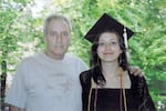 MJ Dunne and her father Tom Dunne. Today, Dunne is a health researcher. She sees multiple factors that caused her father's death — lack of stable housing, addiction and hepatitis C. 