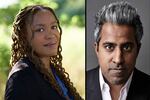 Heather McGhee (left), Anand Ghiridharadas (right)