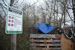 Beggars Tick Wildlife Refuge has been turned into a temporary encampment for Portland's homeless under a plan from Mayer Charlie Hales.