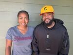 Lanett Tachel and writing partner Corey Grant.