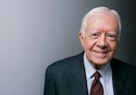 FILE - Former President Jimmy Carter poses for a portrait during the Toronto International Film Festival, Sept. 10, 2007, in Toronto. 