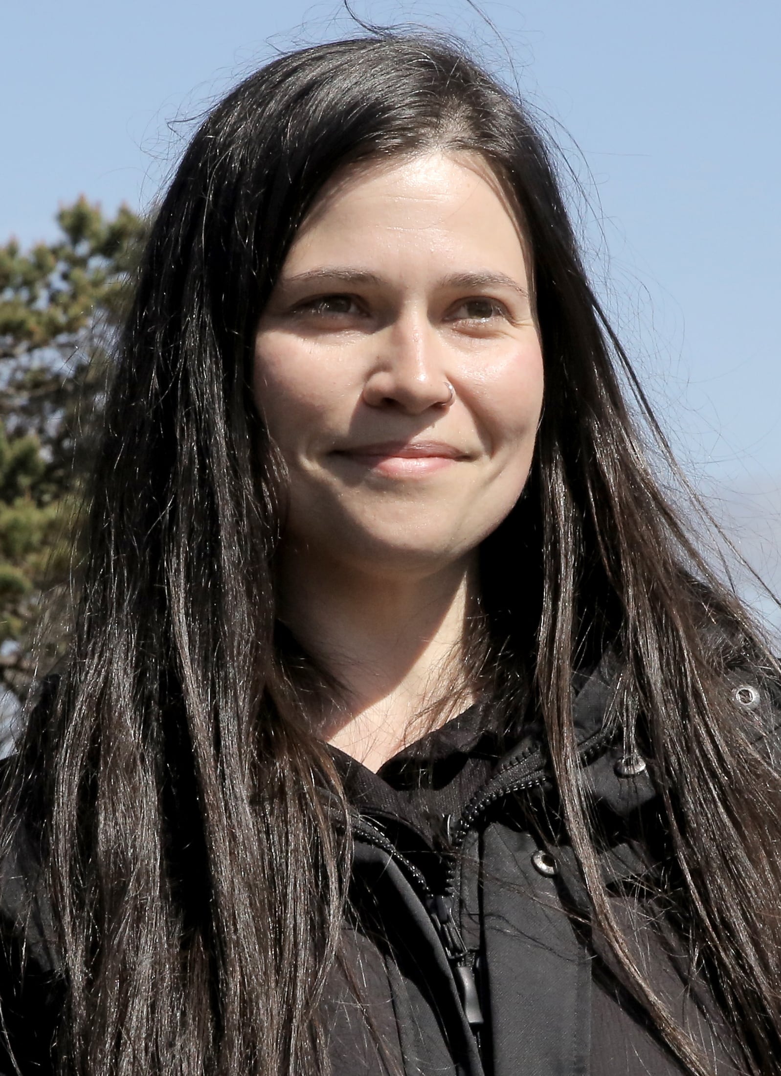 Kathryn Charlton, Oregon Parks Department arborist, Yaquina Bay State Park, April 30, 2025