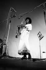 Albert Ayler performing under a geodesic dome on July 25, 1970. Revelations contains the full recordings from the saxophonist's two-night stint at Fondation Maeght outside Nice, France.