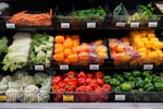 FILE - Produce, which is covered by the USDA Supplemental Nutrition Assistance Program (SNAP), is displayed for sale at a grocery store Oct. 31, 2025, in Nashville, Tenn.