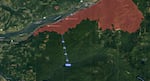 The Eagle Creek Fire was burning less than 5 miles from Bull Run Reservoir 1 as of Thursday, Sept. 7, 2017.