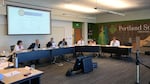 Members of Oregon Gov. Kate Brown's task force on the PERS debt held their first meeting Monday at Portland State University.