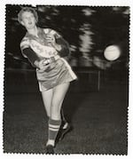 Florist pitcher, Pearl Pinion, in 1957.