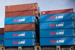 South Korea-based container carrier SM Line made its inaugural vessel call at the Port of Portland's Terminal 6 in Portland, Ore., Tuesday, Jan. 14, 2020.